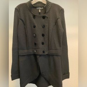 Jessica Simpson black sweater coat